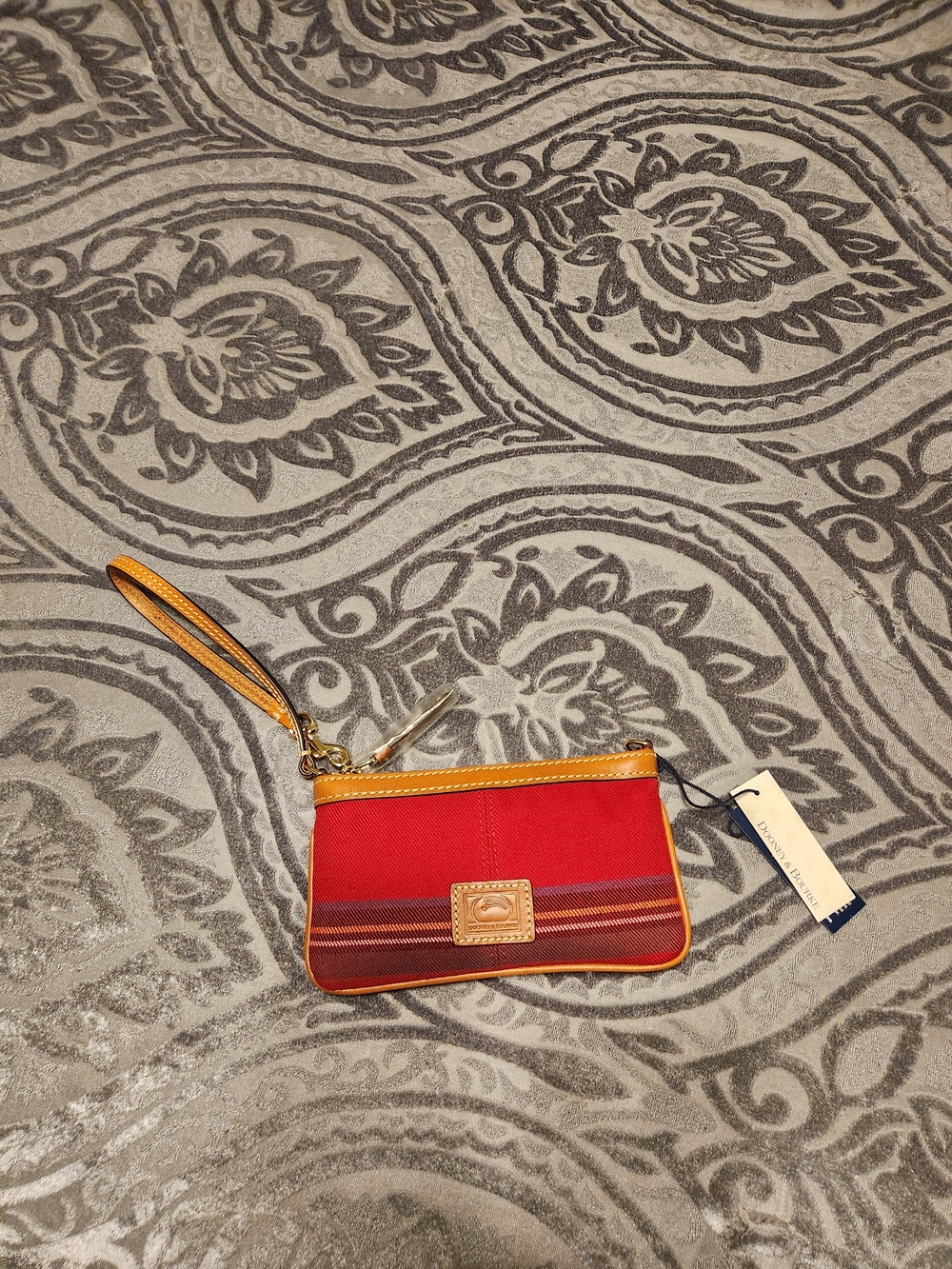 Dooney & Bourke Red Canvas Wristlet